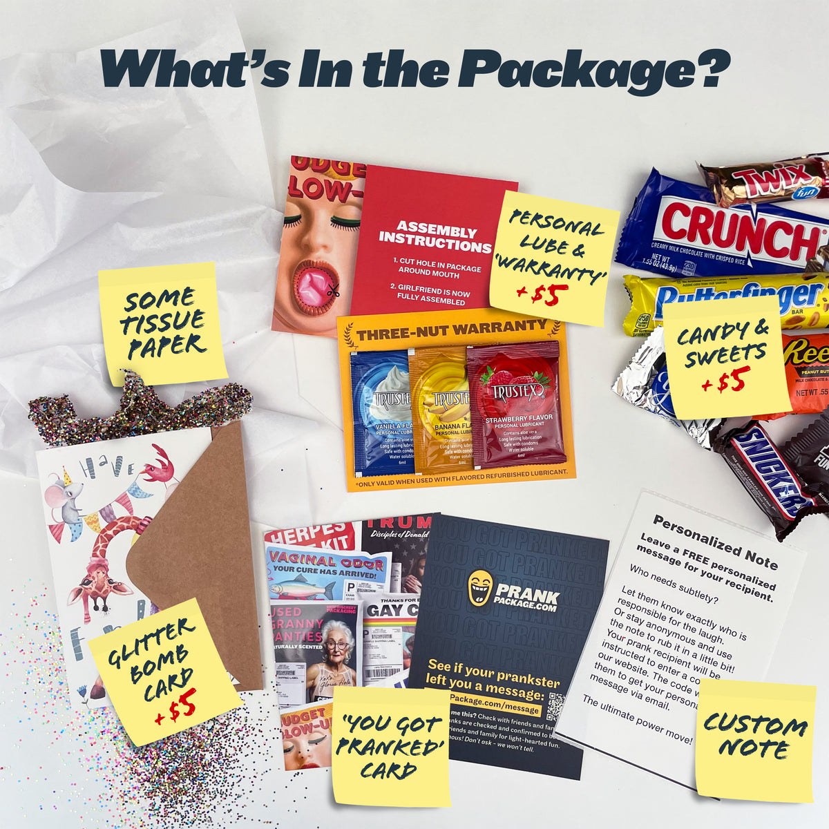 Exploding Package Prank Send a Blow-Up Doll Prank Package | Prank Mail β PrankPackage.com
